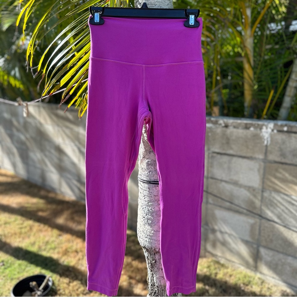 Purple Lululemon align 7/8” leggings
